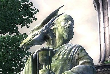 Statue of Auri-El, a god in The Elder Scrolls.