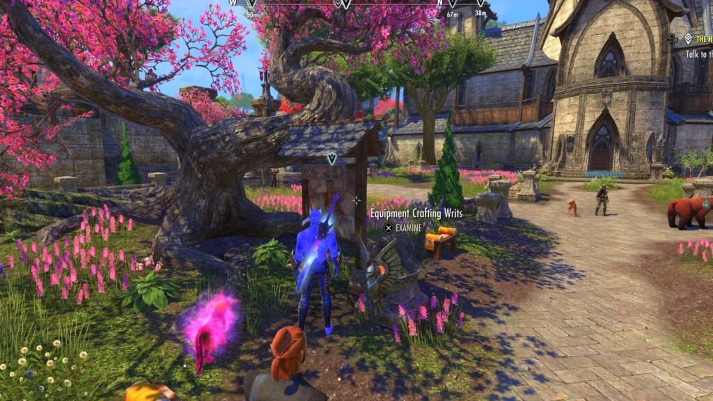 Screenshot of the Equipment Crafting Writs Board in Vulkhel Guard in The Elder Scrolls Online.