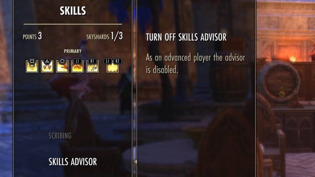 Screenshot of the Skills Advisor utility in The Elder Scrolls Online, focusing on the Templar class.