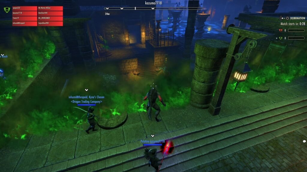 Screenshot of a player Werewolf waiting for a Battlegrounds match to begin in The Elder Scrolls Online.